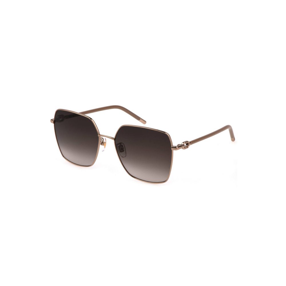 Furla Sonnenbrille mit goldenem Metallrahmen