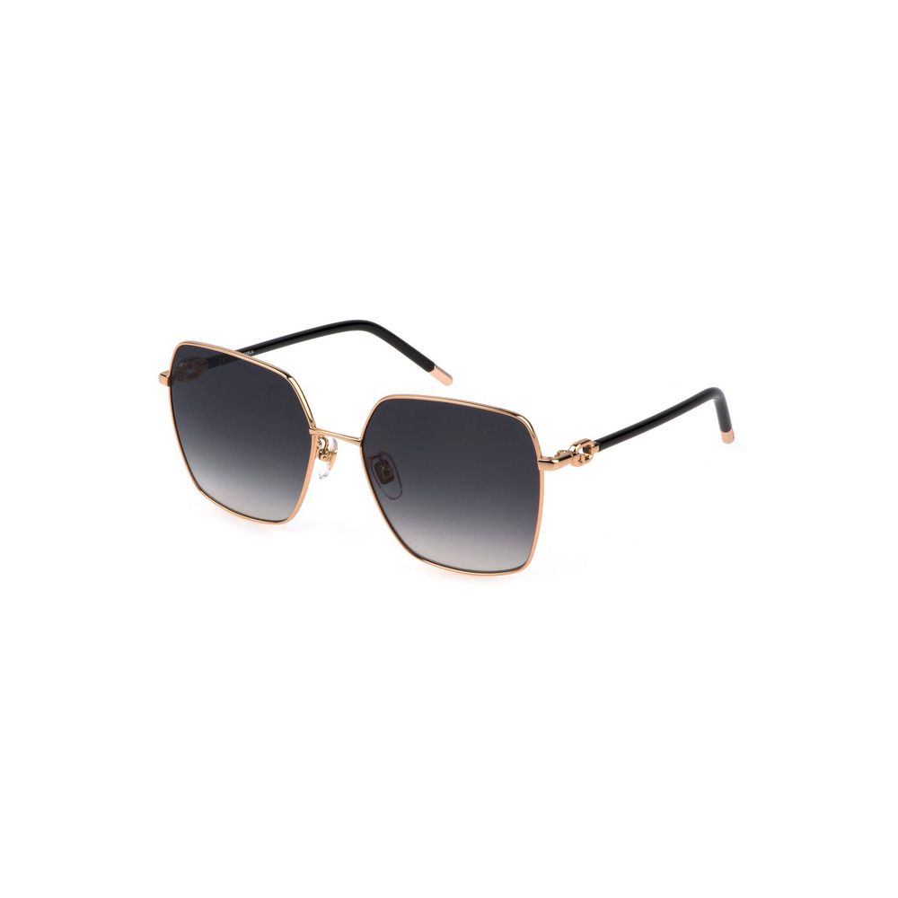 Furla Sonnenbrille mit goldenem Metallrahmen