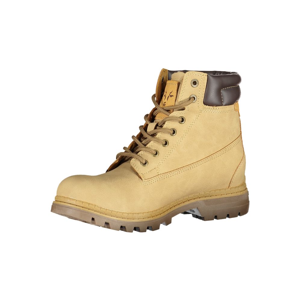 Carrera Beige Schnür-Stiefeletten aus Polyester – Produktansicht 3 | Arca Lucia