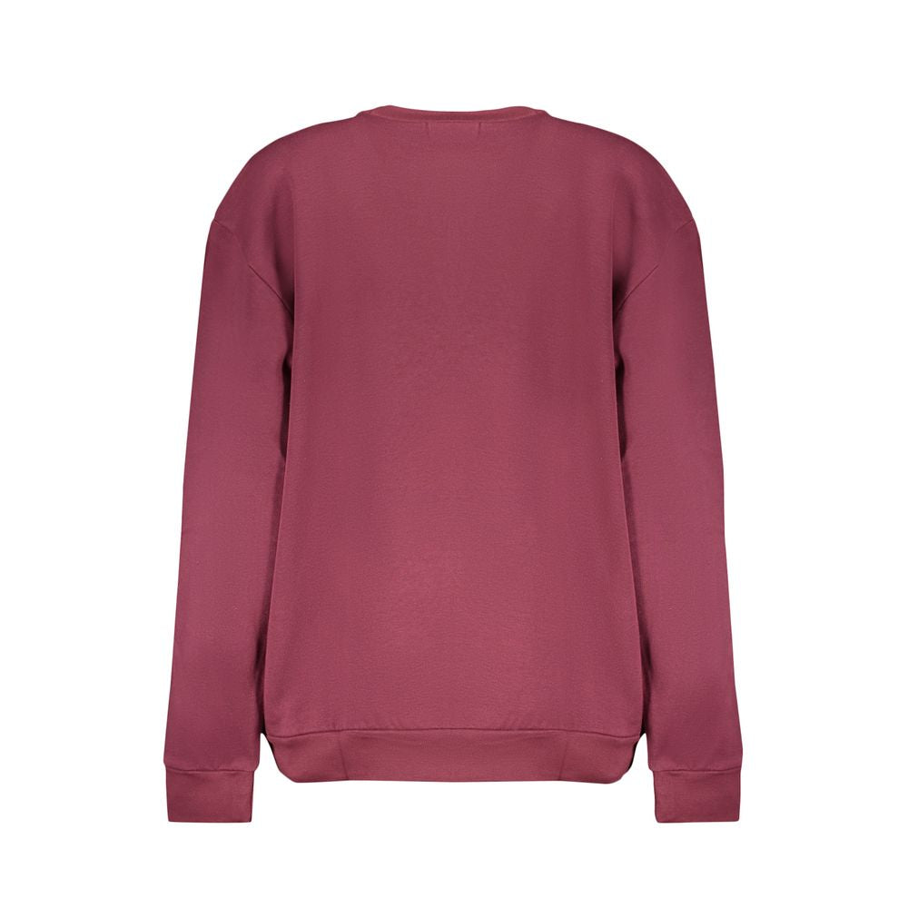 Cavalli Class Lila Baumwoll-Sweatshirt