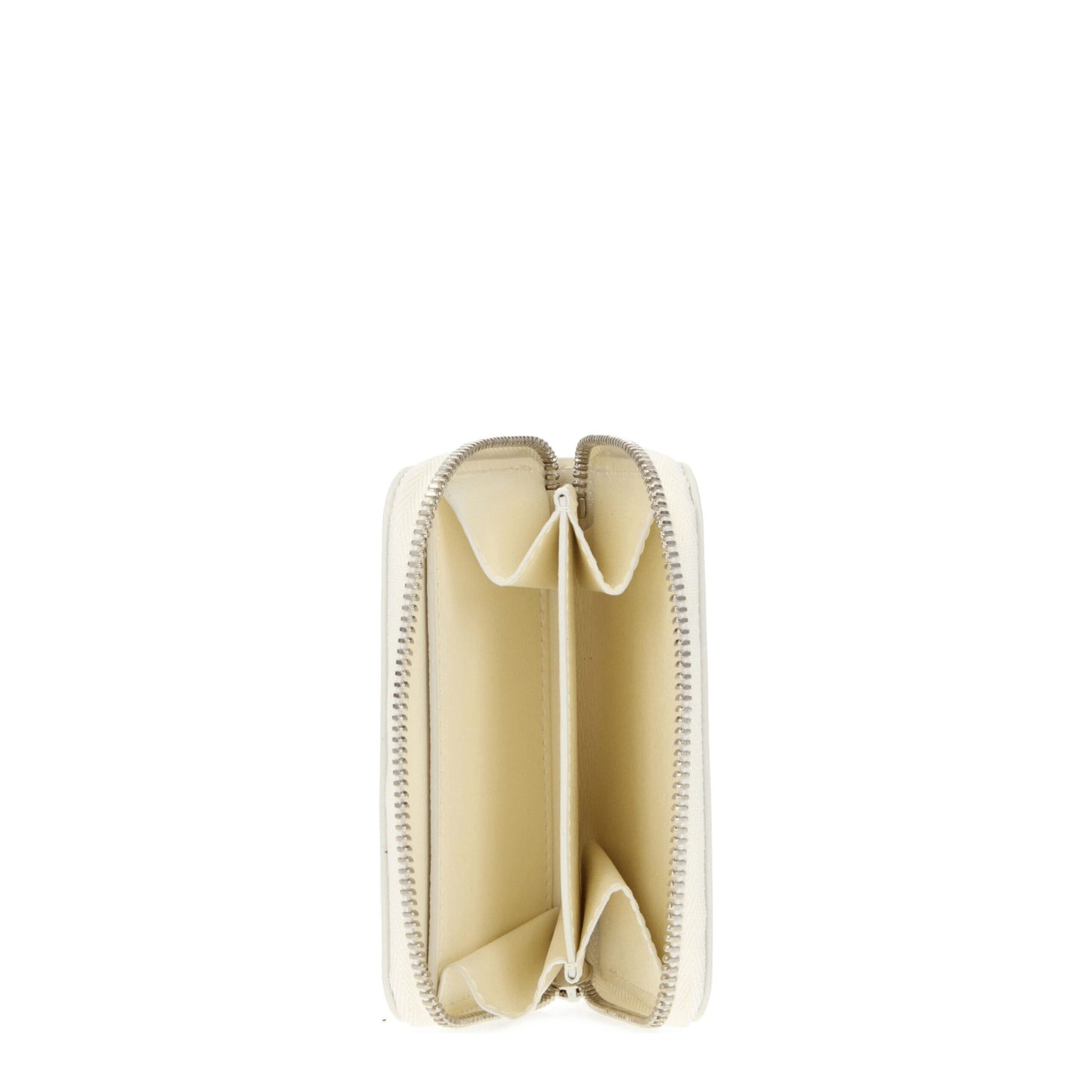 Jil Sander Beige Leder Portemonnaie