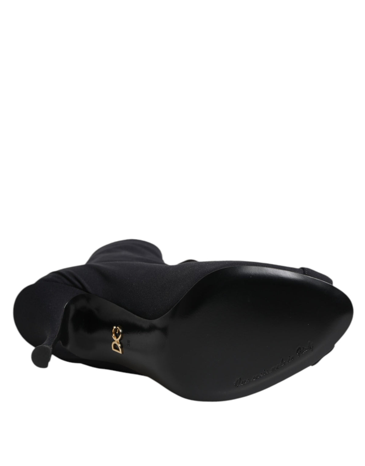Dolce & Gabbana Schwarze Lace-Up-Stiefeletten