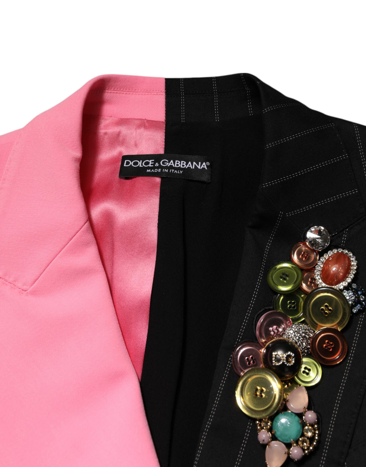 Dolce & Gabbana Mehrfarbige Patchwork-Jacke