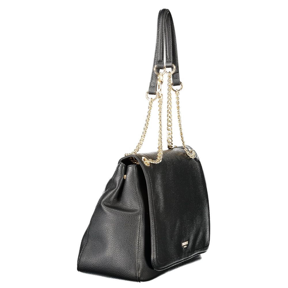 Twinset Schwarze Handtasche aus Polyethylen