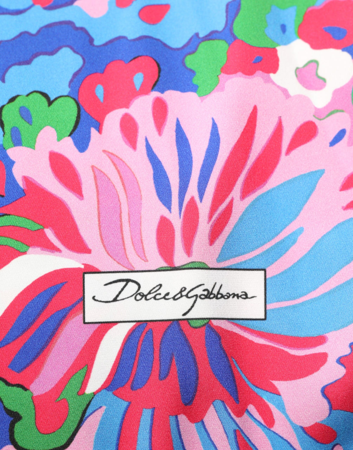 Dolce & Gabbana Multicolor Silk Shirt