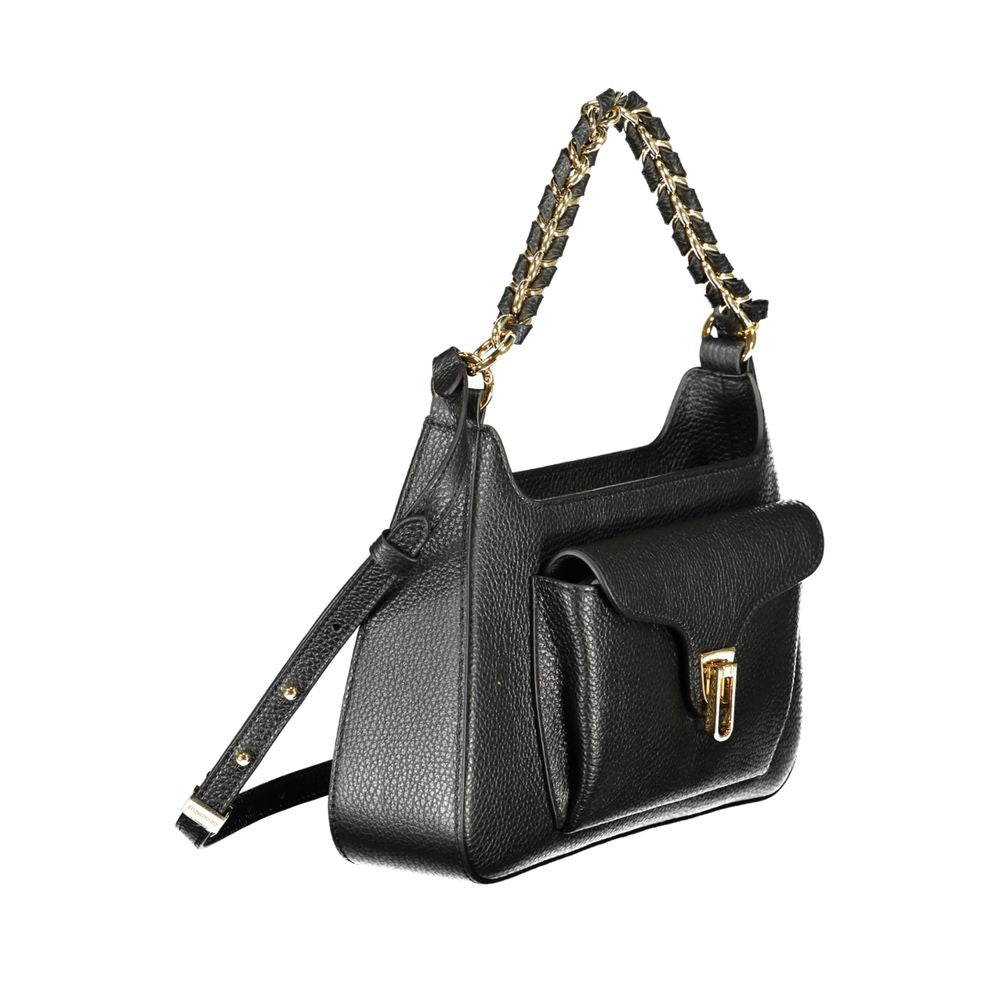 Coccinelle Schwarze Lederhandtasche
