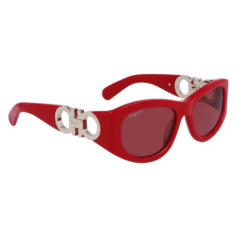 Ferragamo Sonnenbrille aus mehrfarbigem Acetat
