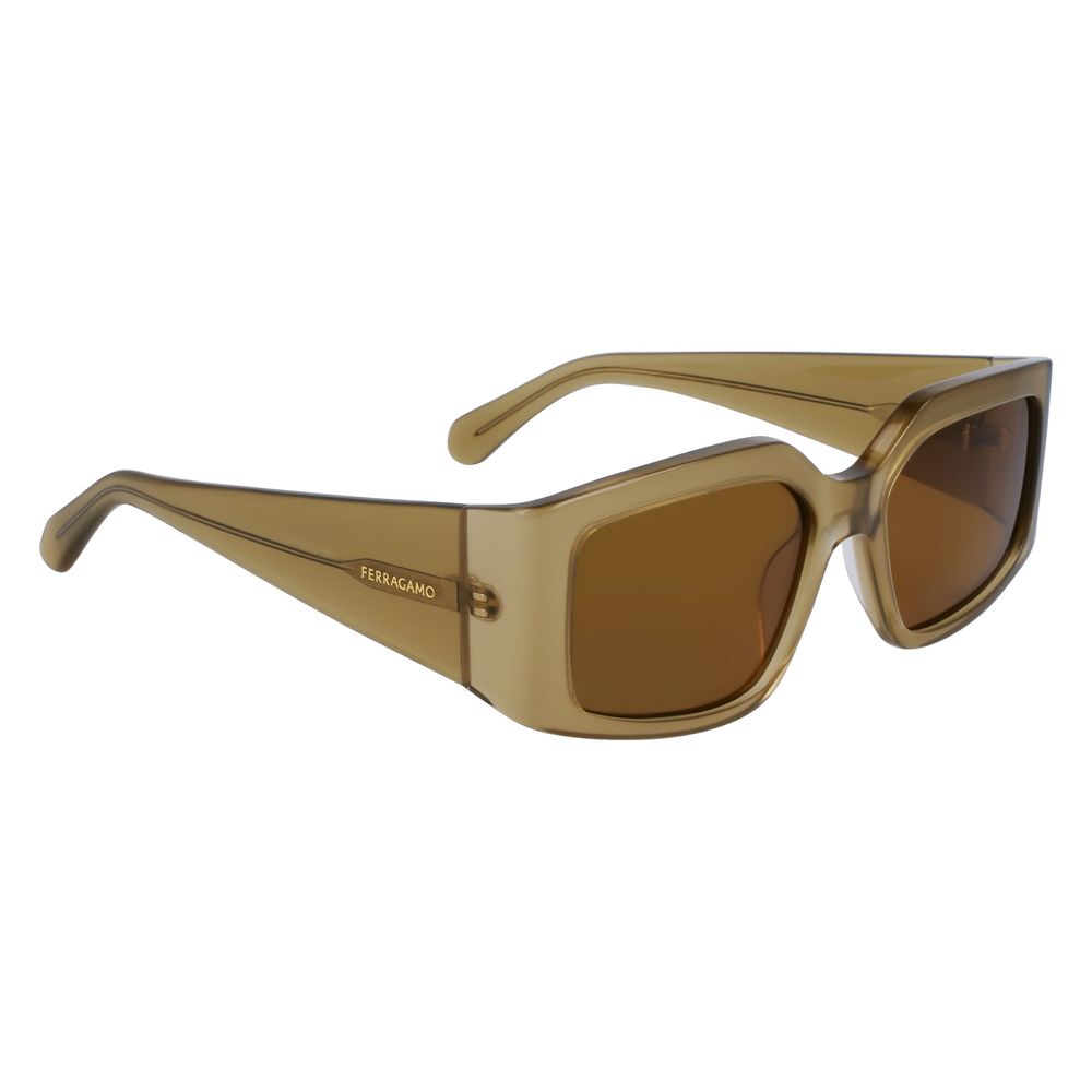 Ferragamo Zweifarbige Sonnenbrille aus Acetat