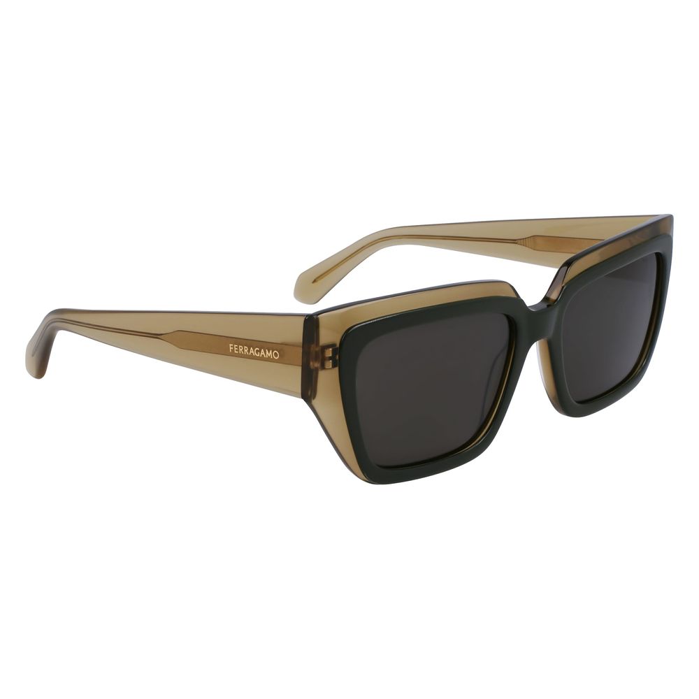 Ferragamo Zweifarbige Sonnenbrille aus Acetat