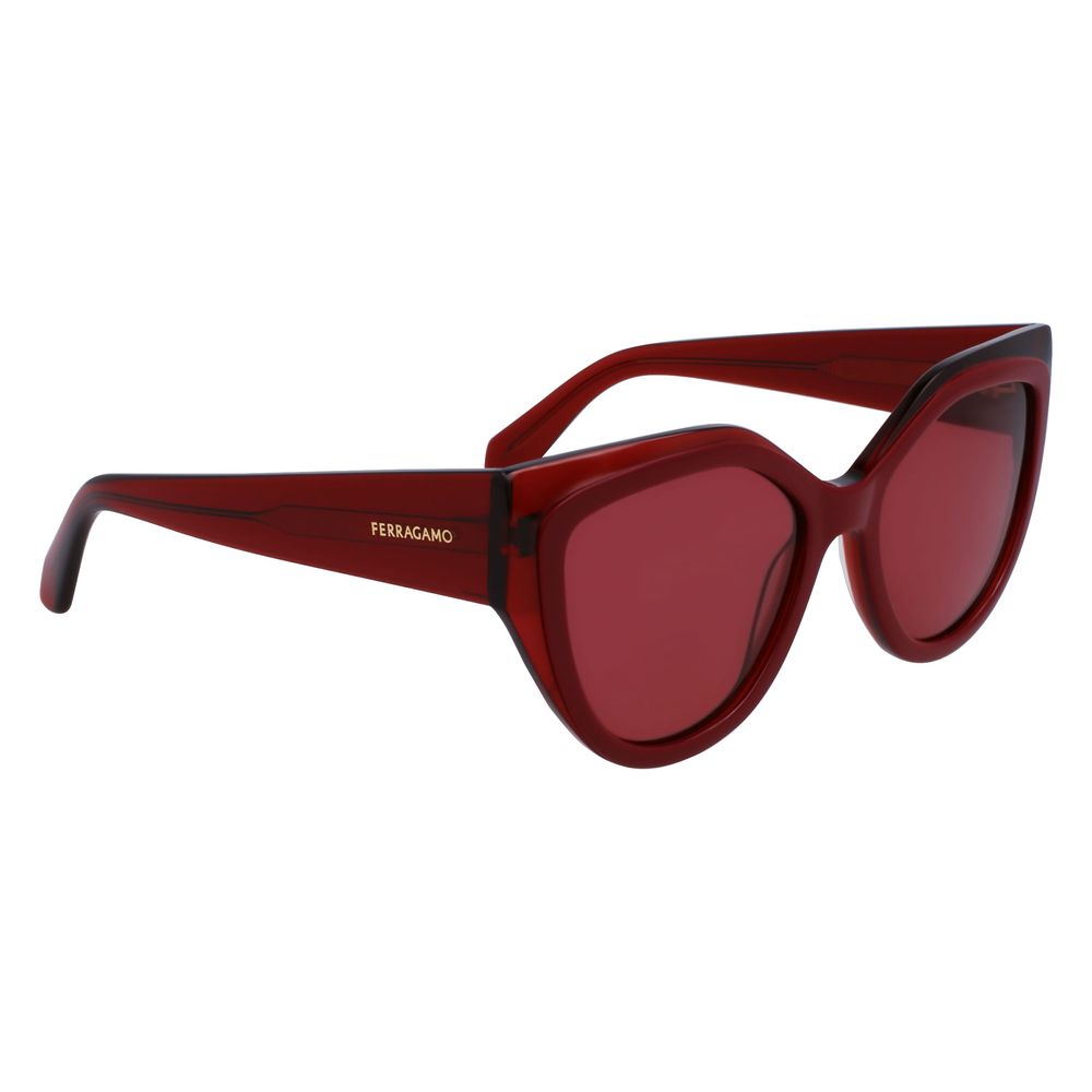 Ferragamo Sonnenbrille aus mehrfarbigem Acetat
