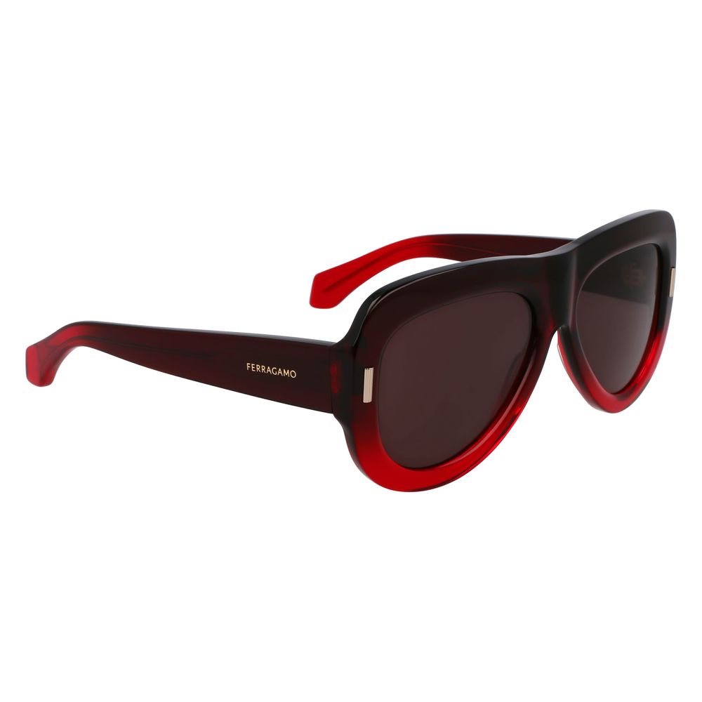 Ferragamo Sonnenbrille aus mehrfarbigem Acetat