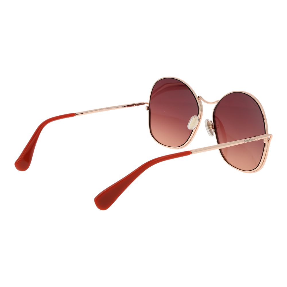 Max Mara Occhiali da Sole Oro Rosa in Metallo