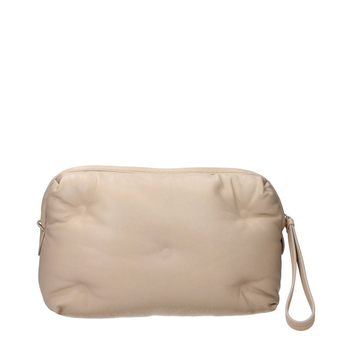 Maison Margiela Beige Leder-Clutch – Produktansicht 3 | Arca Lucia
