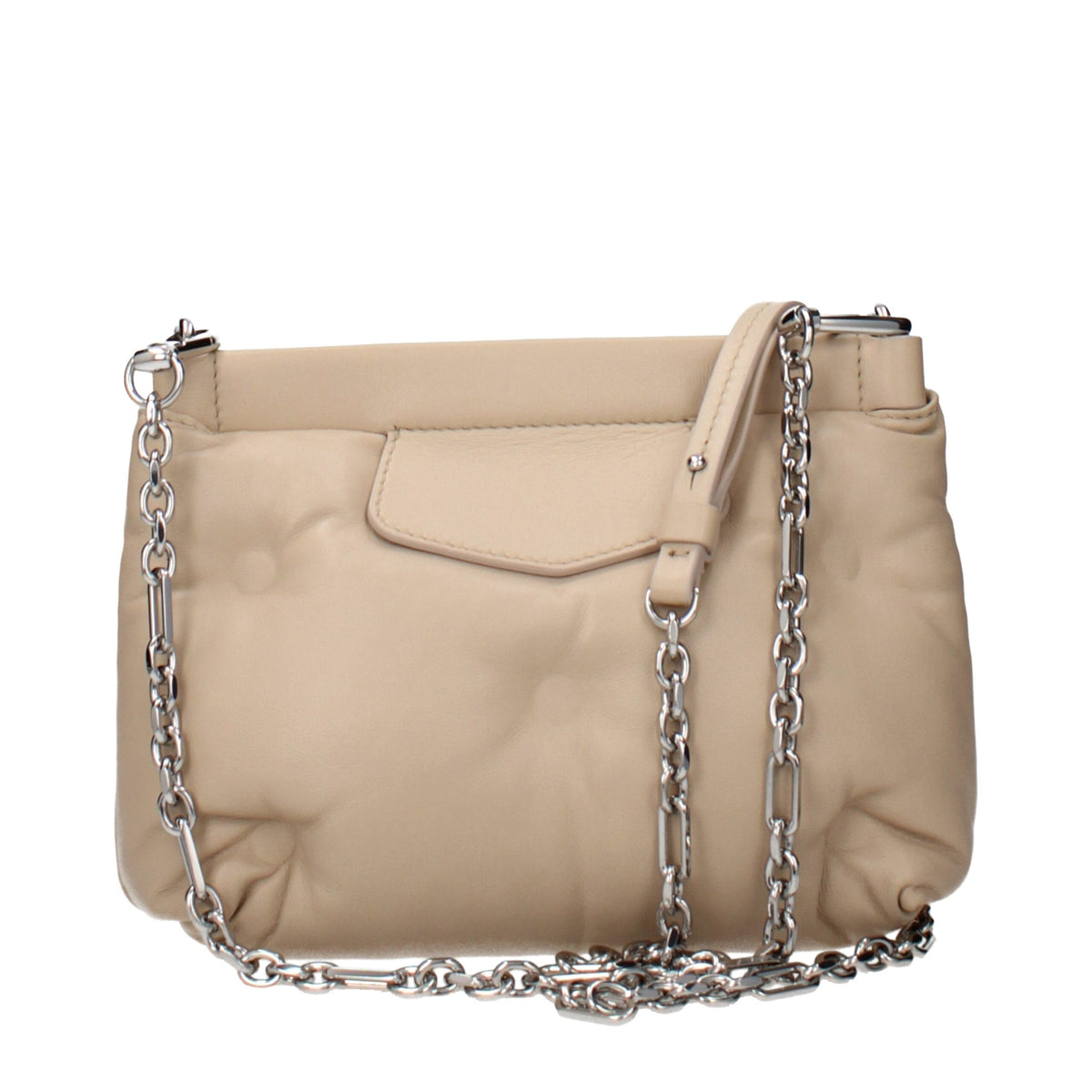 Maison Margiela Beige Leder-Crossbody-Tasche – Produktansicht 3 | Arca Lucia