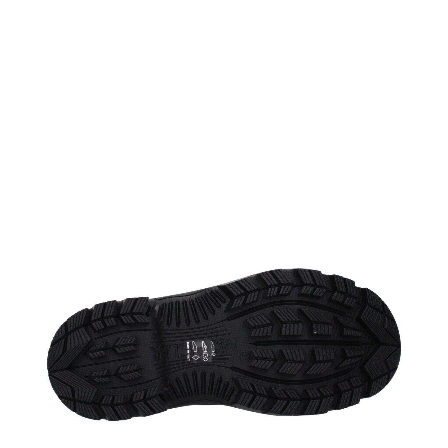 Moncler Schwarze Ankle Boots aus Baumwolle