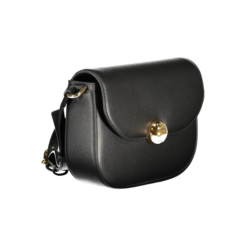 Furla Moonlight S Schwarze Leder-Crossbody-Tasche – Ansicht 3 | Arca Lucia