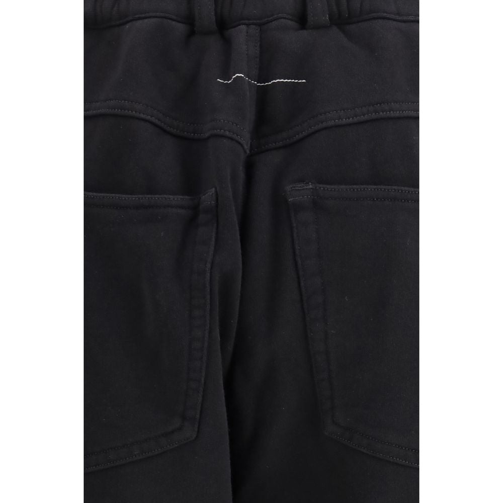 MM6 nero cotone -Sportpantaloni