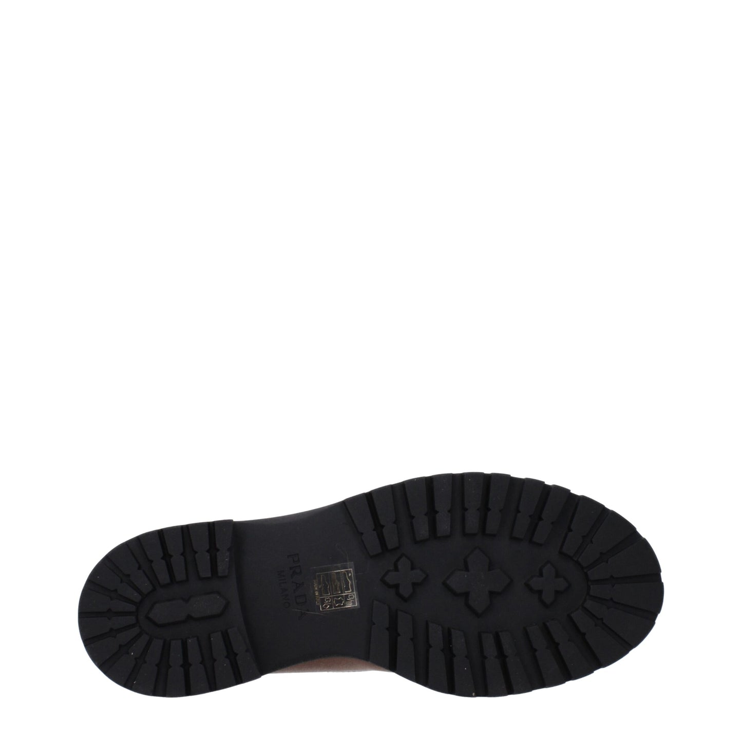 Prada Braune Lederstiefeletten
