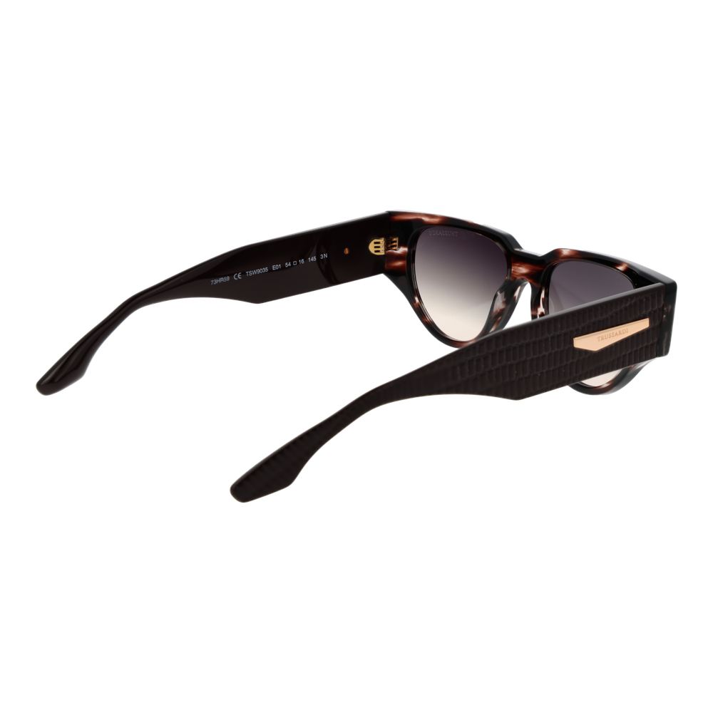 Trussardi Braune Sonnenbrille aus Acetat