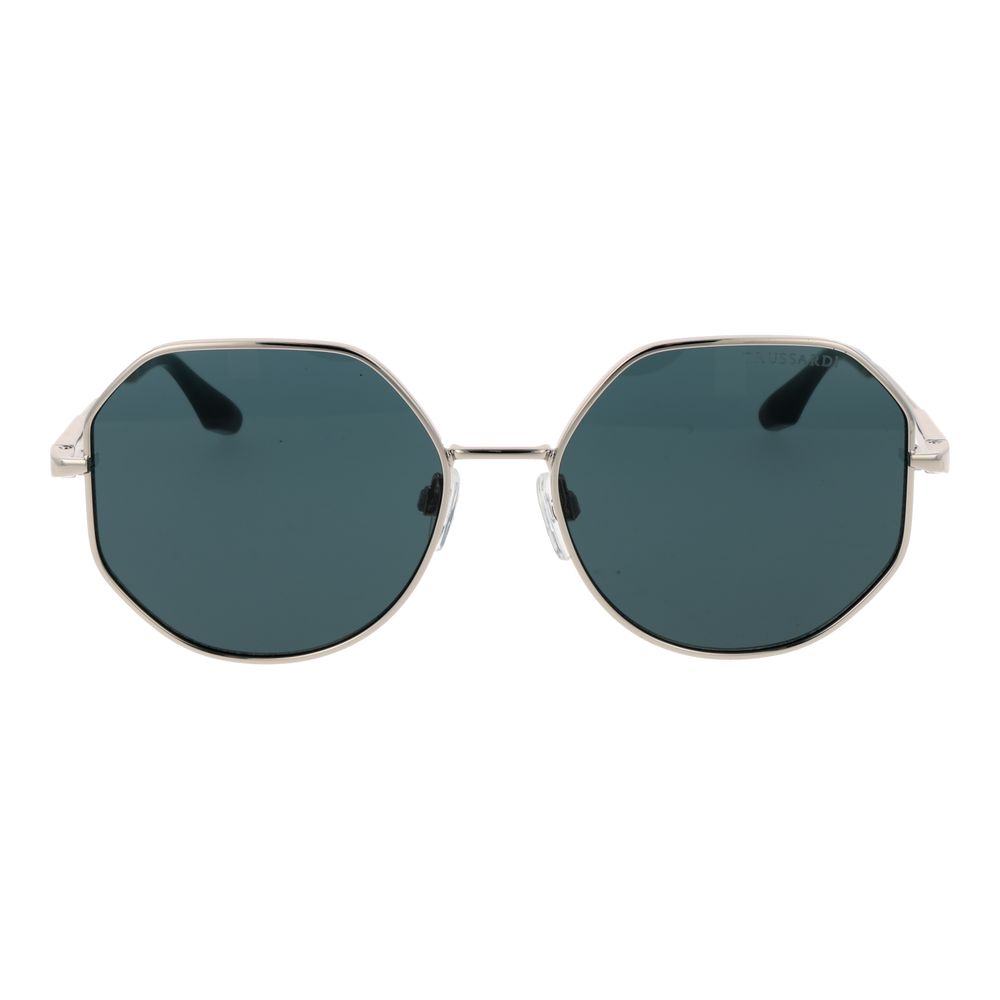 Trussardi Sonnenbrille aus silbernem Metall