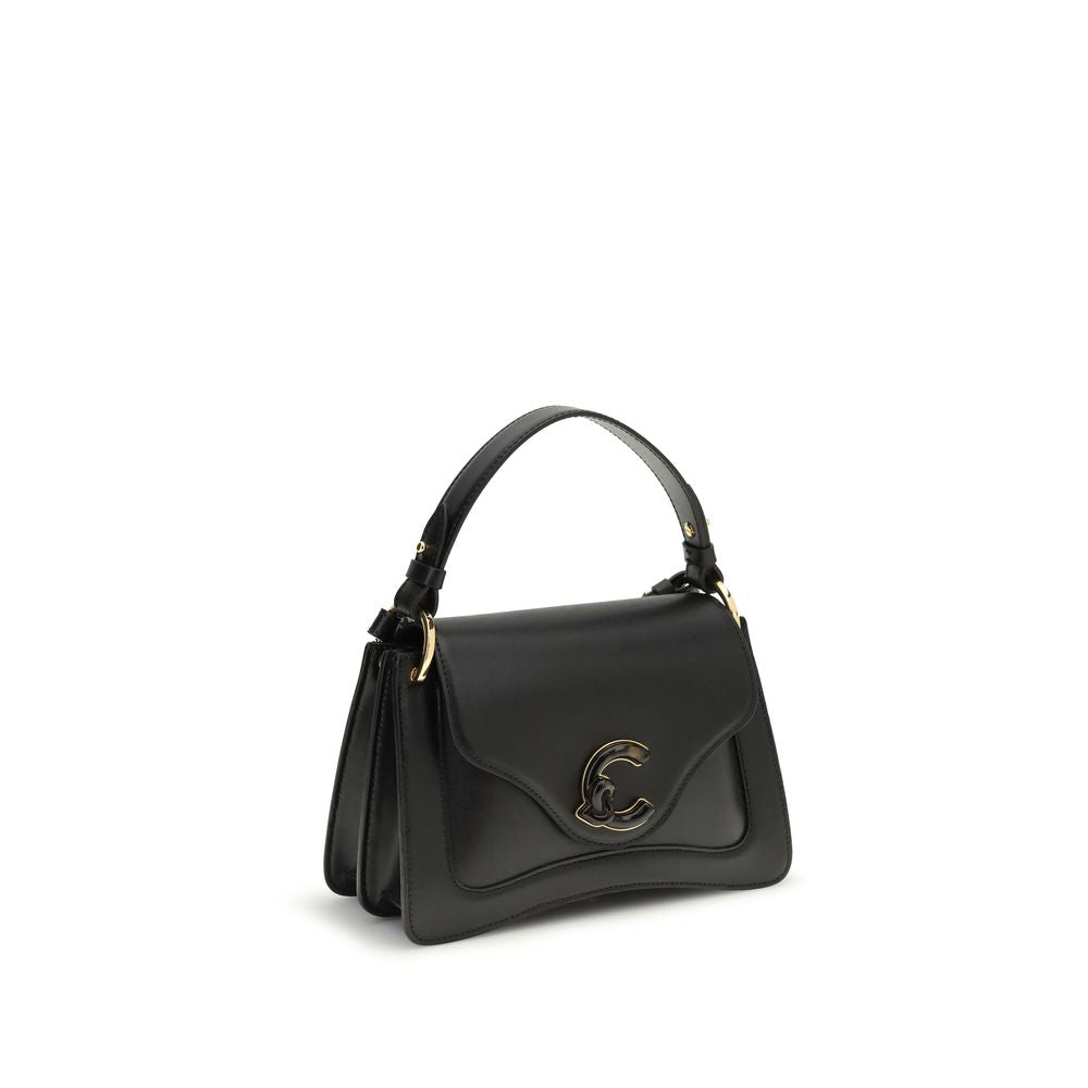 Coccinelle C-Me Schultertasche aus schwarzem Leder