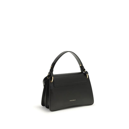 Coccinelle C-Me Schultertasche aus schwarzem Leder