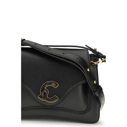 Coccinelle C-Me Schultertasche aus schwarzem Leder