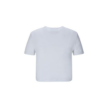 Fendi Weißes Baumwoll-T-Shirt