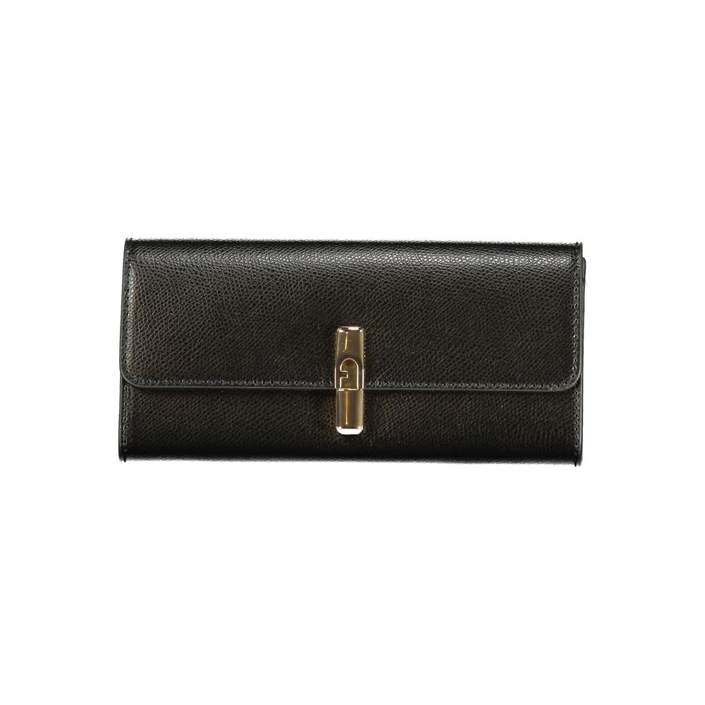Furla Nero Leder Geldbörse für Damen