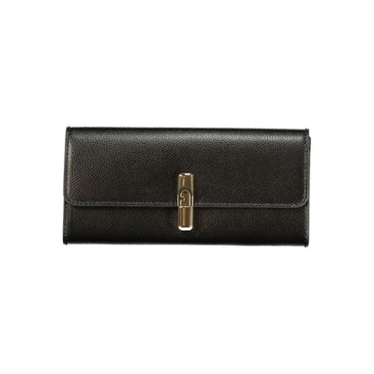 Furla Nero Leder Geldbörse für Damen