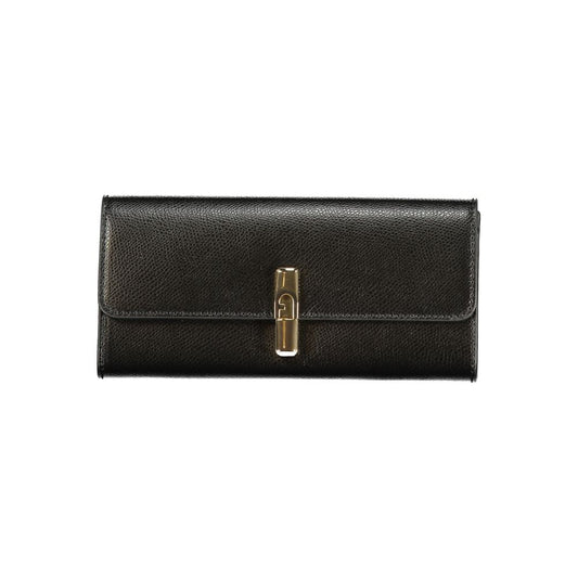 Furla Nero Leder Geldbörse für Damen
