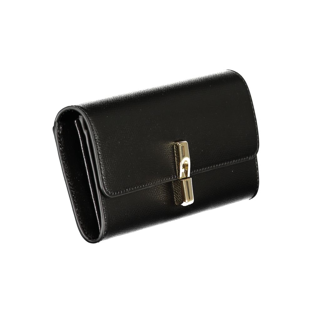 Furla Nero Leder Geldbörse für Damen