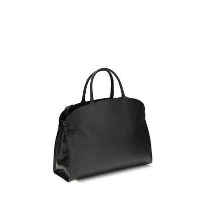 Coccinelle Schwarze Kalbsleder Bos Taurus Handtasche