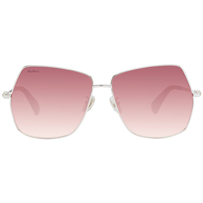 Max Mara Sonnenbrille aus silbernem Metall