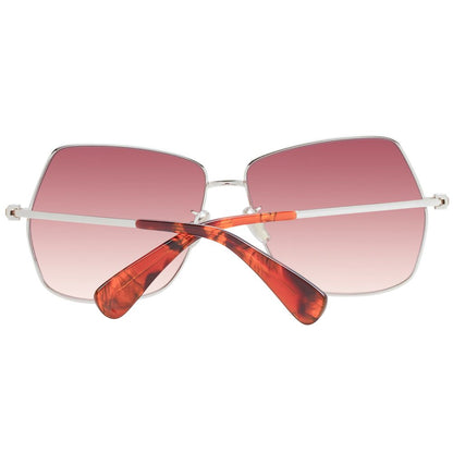 Max Mara Sonnenbrille aus silbernem Metall