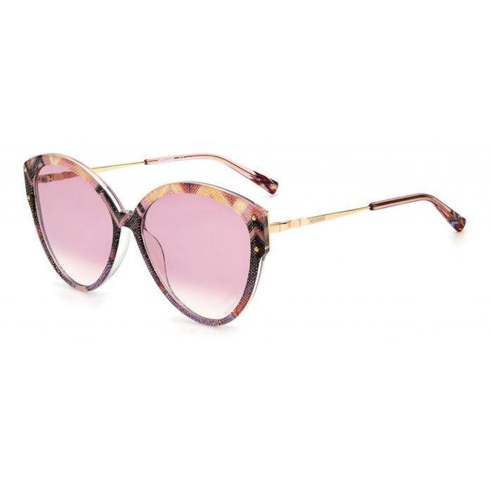 Missoni Sonnenbrille aus goldfarbenem Kunststoff