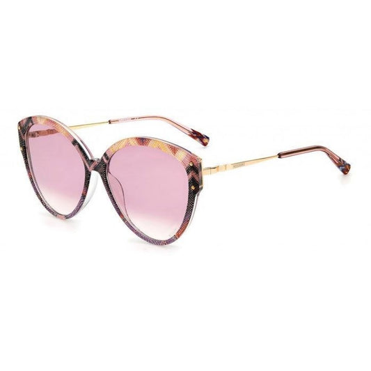 Missoni Sonnenbrille aus goldfarbenem Kunststoff