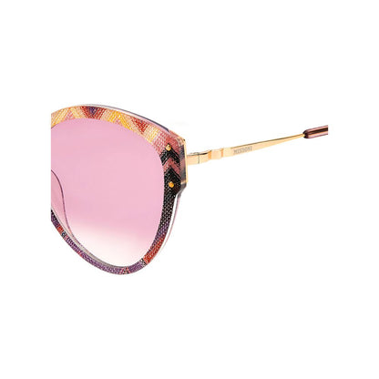 Missoni Sonnenbrille aus goldfarbenem Kunststoff
