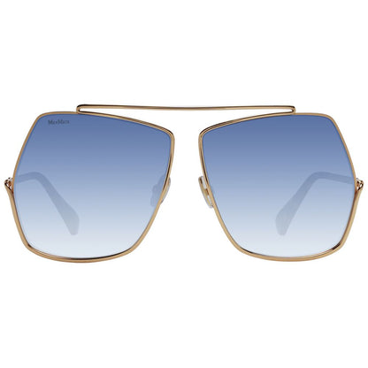 Max Mara Sonnenbrille aus Goldmetall