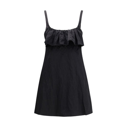 Chloé Schwarzes Baumwoll-Freizeitkleid