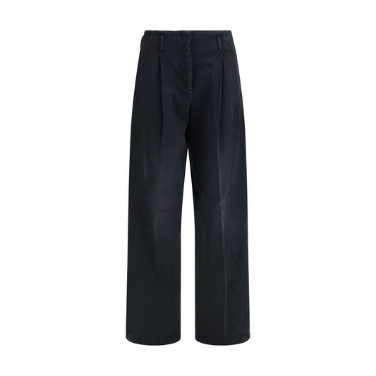 Golden Goose Schwarze Baumwoll-Freizeithose