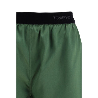 Tom Ford Zweifarbige Seiden-Bermudashorts