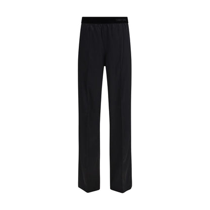 Tom Ford Schwarze Seiden-Freizeithose