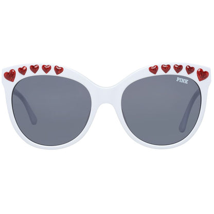 Victoria's Secret Weiße Sonnenbrille aus Kunststoff