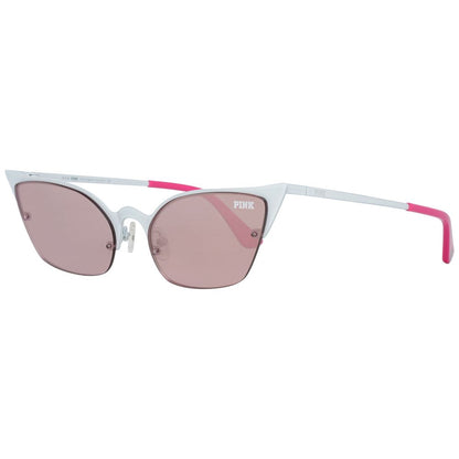 Victoria's Secret Weiße Sonnenbrille aus Metall