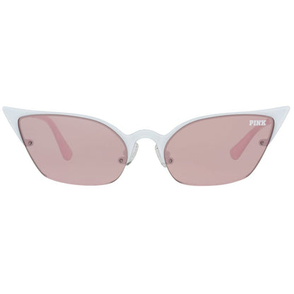 Victoria's Secret Weiße Sonnenbrille aus Metall