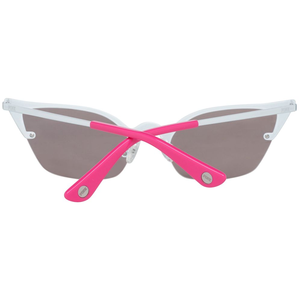 Victoria's Secret Weiße Sonnenbrille aus Metall