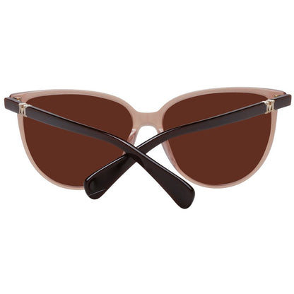 Max Mara Beige Kunststoff-Sonnenbrille