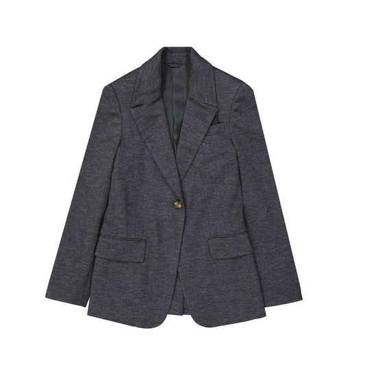 Brunello Cucinelli Grauer Wollblazer