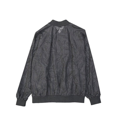 Brunello Cucinelli Grauer Bomber aus reiner Schurwolle